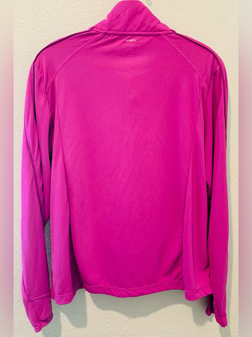 Mondetta Women's Fuchsia Half-Zip Swim Coverup - Picture 7 of 10
